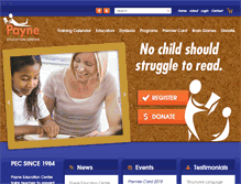 Tablet Screenshot of payneeducationcenter.org
